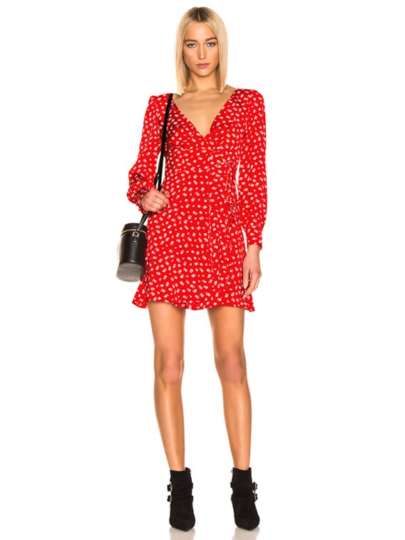 Double tie wrap clearance dress