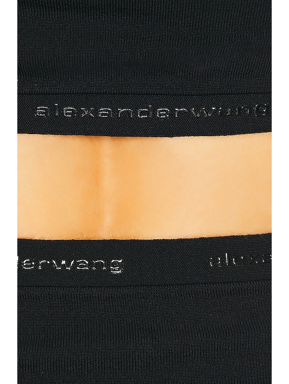 Alexander Wang criss-cross logo-trim Leggings - Farfetch