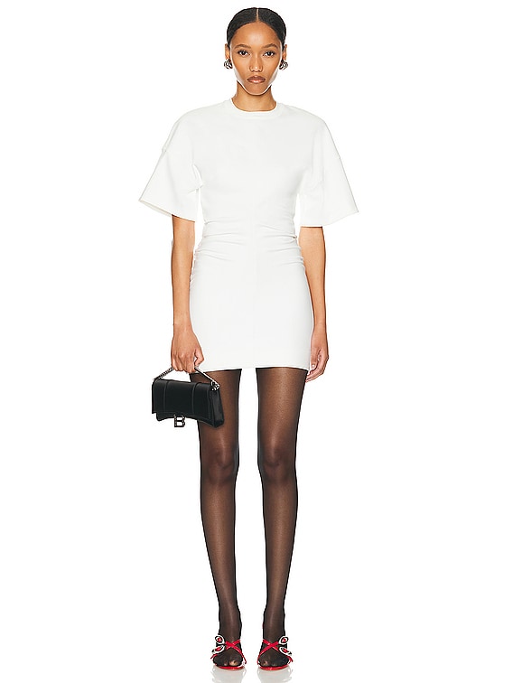 knee length dresses for ladies Fendi Crew Neck Mini Dress  Fashion Full Circle