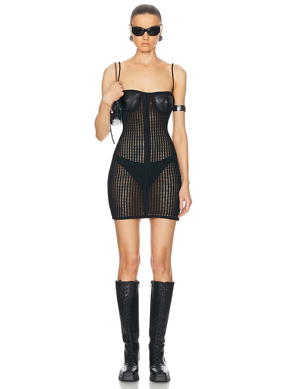 black mini romper dress Amanda Uprichard Wesley Skort Romper in Black