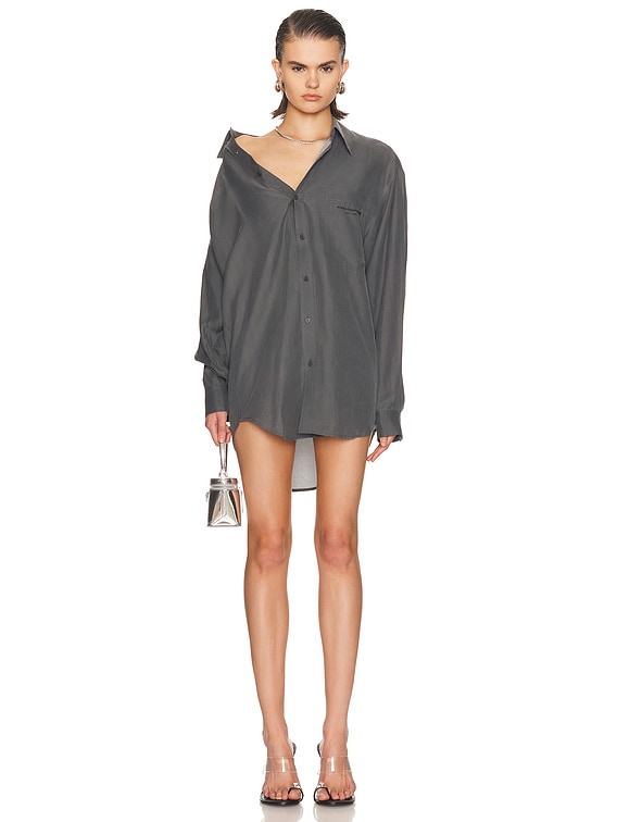 alexander wang グレー ブラトップ Alexander Wang - alexanderwang グレー ロゴ ブラトップの通販 by