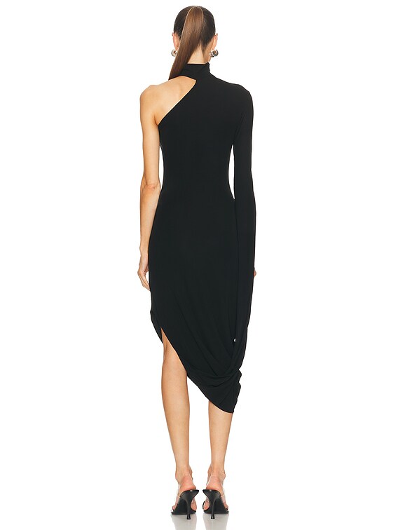 formal dresses black and silver Ivonne D ID928 A-Line V-Neck Long Sleeves lace back Color:Nude Multi This gorgeous evening gown