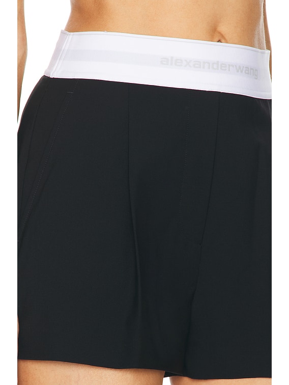 High Waisted Pleated Short