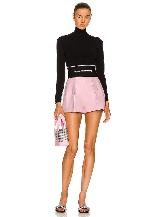 Alexander Wang Logo Safari Short in Light Pink | FWRD