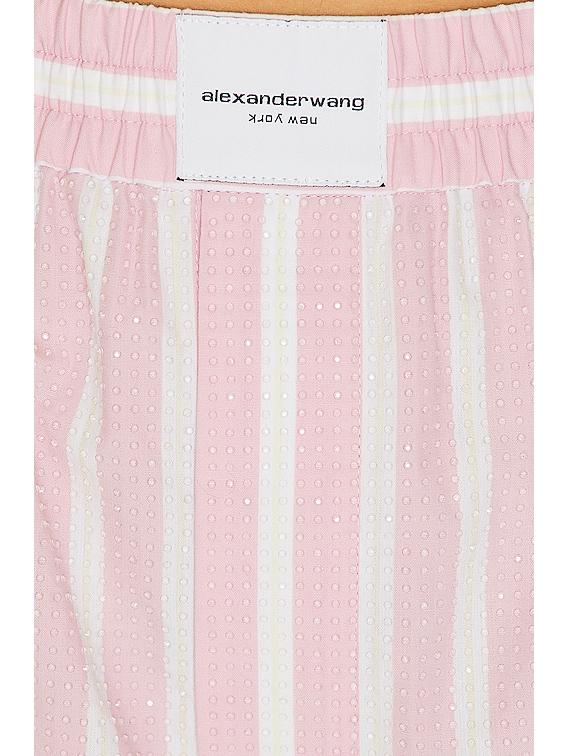 Alexander Wang.t◇コットンショートパンツストライプ送料関税込 Alexander Wang】コットン ストライプ ショートパンツ