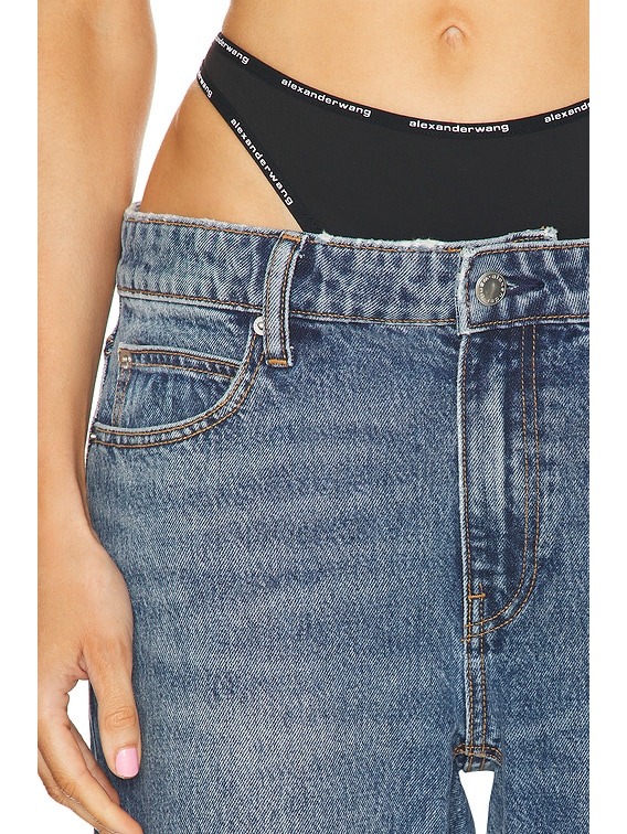 Alexander Wang Wide Leg With Logo Bikini in Vintage Medium
