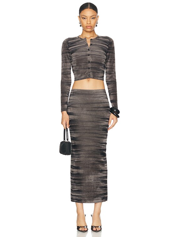 Alexander Wang Cropped Cardigan in Eiffel Tower | FWRD