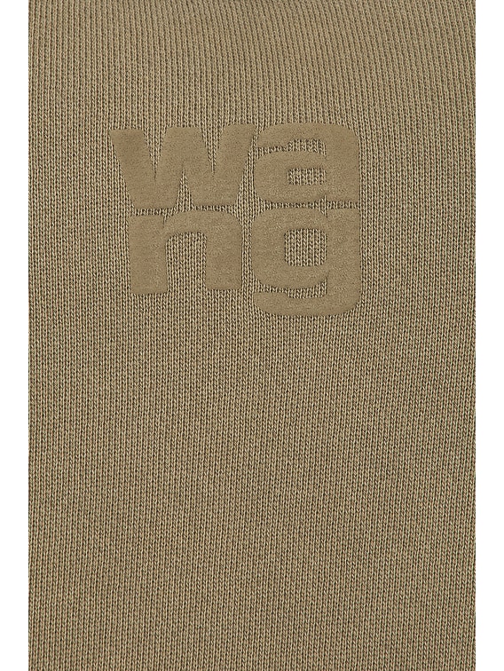 Alexander Wang Essential Terry Crew Sweatshirt in Washed Walnut | FWRD