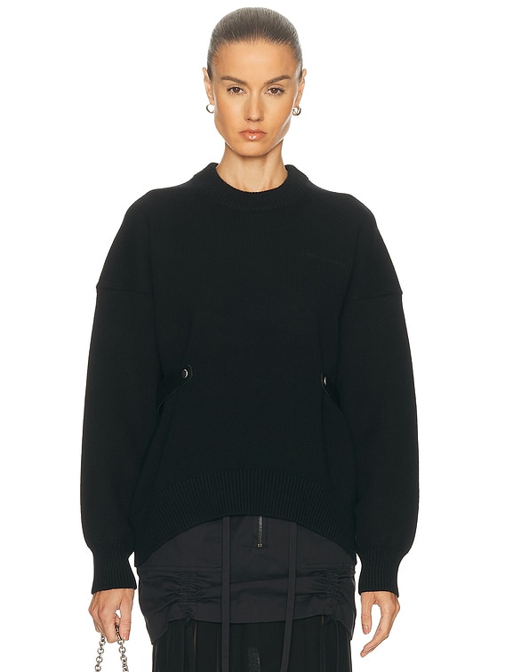 Alexander Wang Crewneck Sweater in Black | FWRD