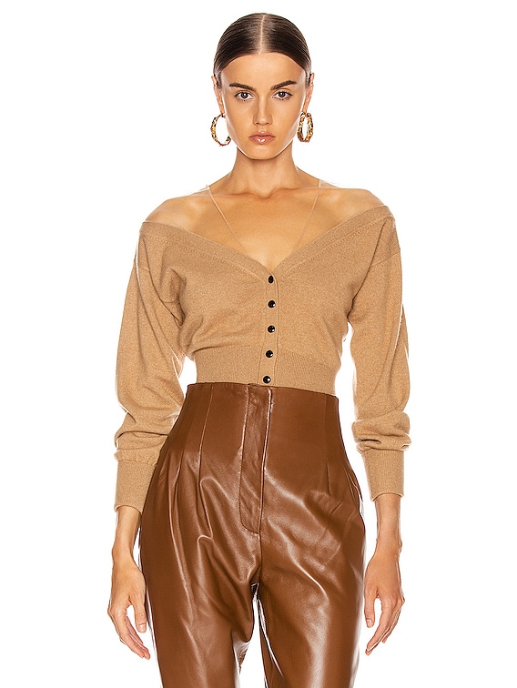 alexander wang cropped cardigan