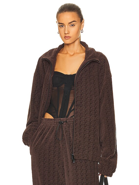 alexander wang - 【ラスト1点】 HALF ZIP TRACK JACKET IN