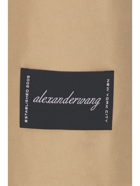 【直営・関税送料込】Oversized blazer vir Alexander Wang Oversized Blazer in Chino | FWRD