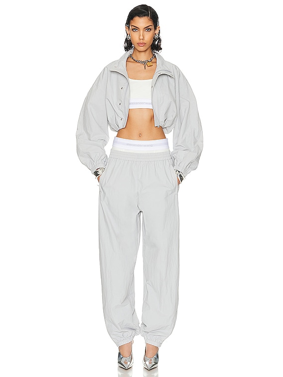 Alexander Wang Track Pant in Microchip | FWRD Alexander Wang Track Pant in Microchip | FWRD