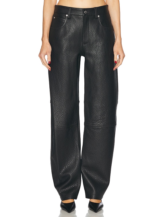 WOOALONG::パンツ:S[RESALE] Flat Front High Waist Sweatpants in Black - Usolo Outfitters