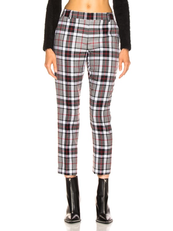 Buy VAN HEUSEN Grey Women's Regular Fit Solid Cigarette Trousers | Shoppers  Stop