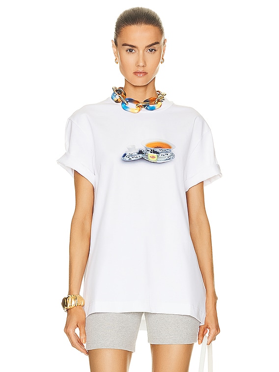 Tシャツ・カットソー Alexander Wang Graphic Unisex Short Sleeve Tee alexander wang - 【ラスト1点】 SHORT SLEEVE TEE WITH NY PUFF