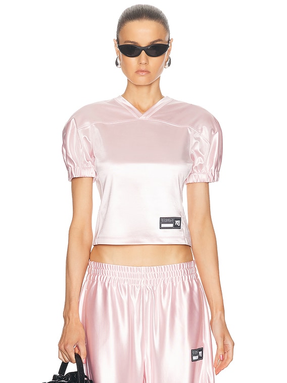 【alexanderwang】フットボールシャツ フットボールシャツ プリント S 黒（2022/09/09買取