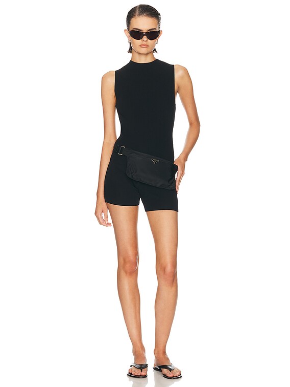 Alexander Wang Track Stripe Tank Top in Black | FWRD