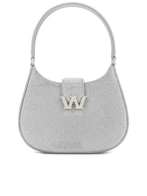 Alexander Wang W Legacy Small Hobo Bag in Alloy | FWRD