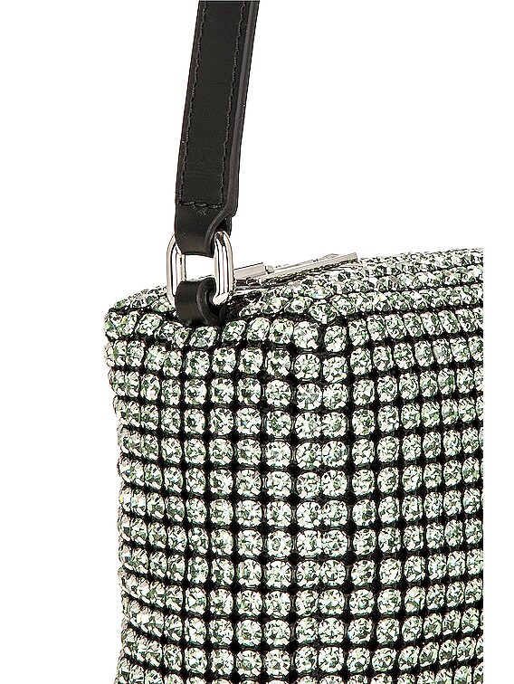 Alexander top Wang Medium Heiress Rhinestone Mesh Pouch