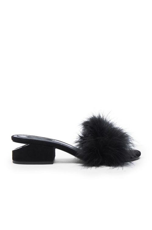 Alexander Wang Feather Lou Slides in 