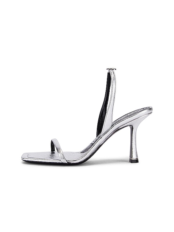 Alexander Wang Ivy 85 Sandal in Silver | FWRD