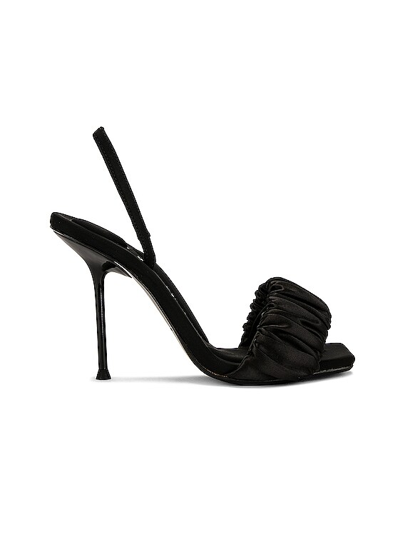 ALEXANDER WANG BLACK NYLON JULIE サンダル julie 105mm nylon tubular sandal in BLACK | alexanderwang®