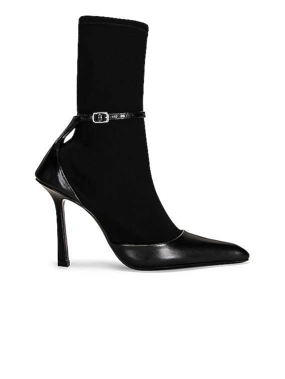 Alexander Wang Viola 105 Sock Bootie in Black | FWRD