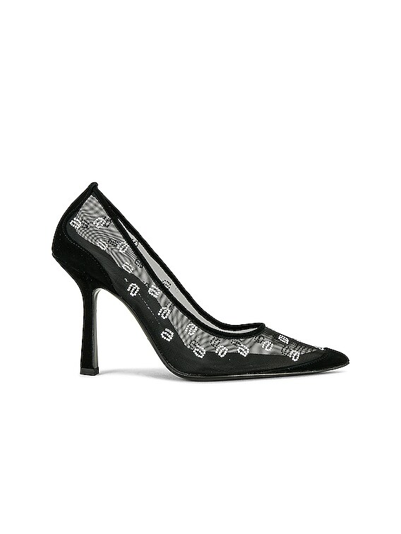 Alexander Wang Delphine Crystal Pump in Black | FWRD