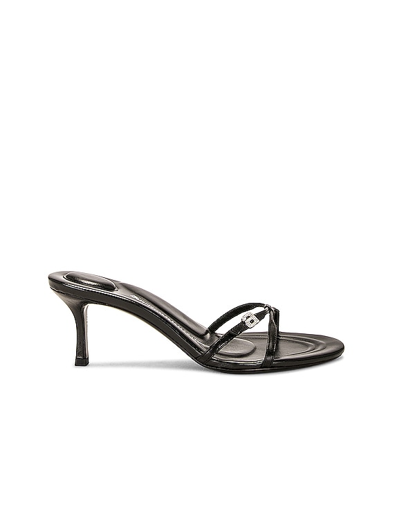 Alexander Wang Black/Grey Fabric Cross Strap Sandals Size 40 Alexander  McQueen | TLC