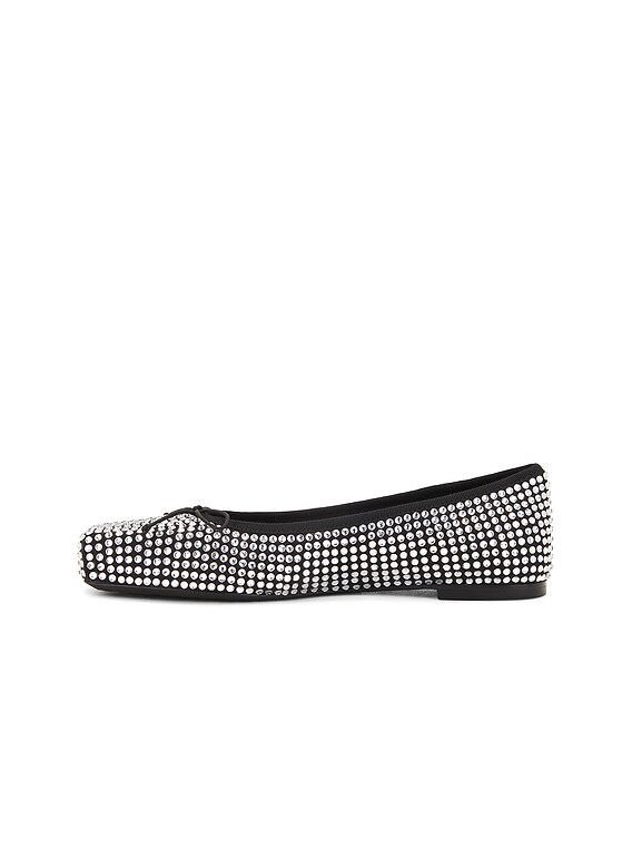 Alexander Wang Billie Flat in Black & White | FWRD