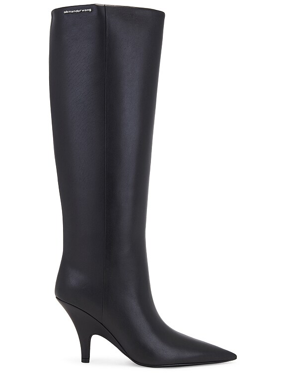Alexander Wang ☆ブラック Diablo ブーツ Diablo 90mm Tall Boot in Leather in BLACK | alexanderwang®
