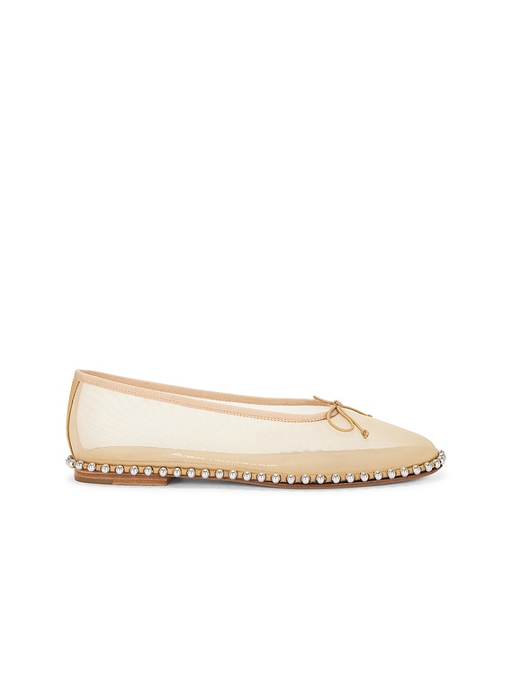 Alexander Wang Lina Ballchain Flat in Nude | FWRD