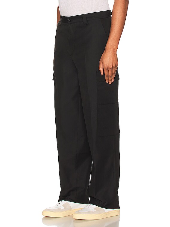 【関税込み】Axel Arigato ブラック パッチ カーゴパンツ Axel Arigato Park Cargo Pants in Black | FWRD