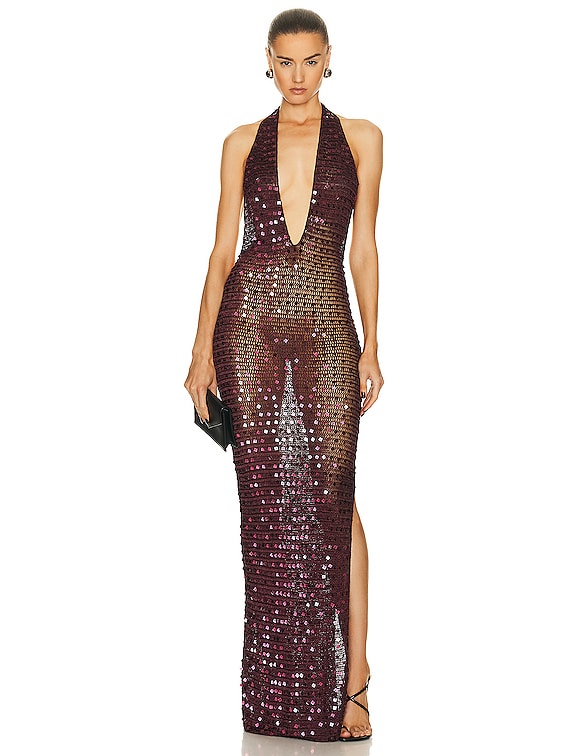 aya muse burgundy dress Aya Muse Enodia Dress in Burgundy