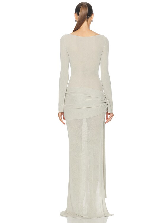 chinese dress ladies The Astra Embellished High Neck Maxi Dress | Love Cherish