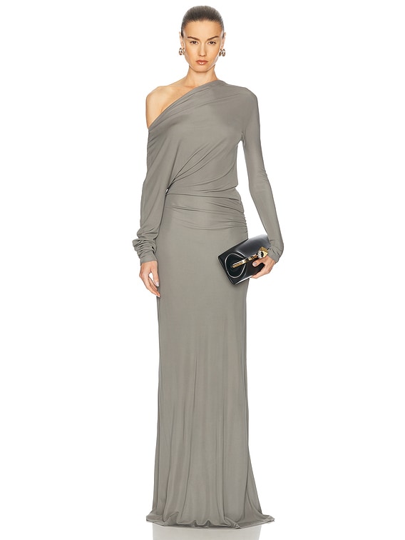 aya muse grey dress Aya Muse Eden Dress in Slate Gray