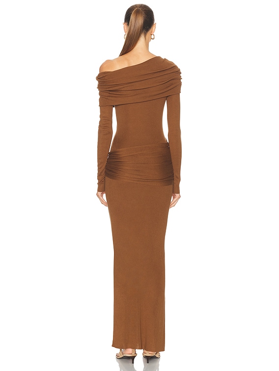 Off Shoulder Maxi Dress