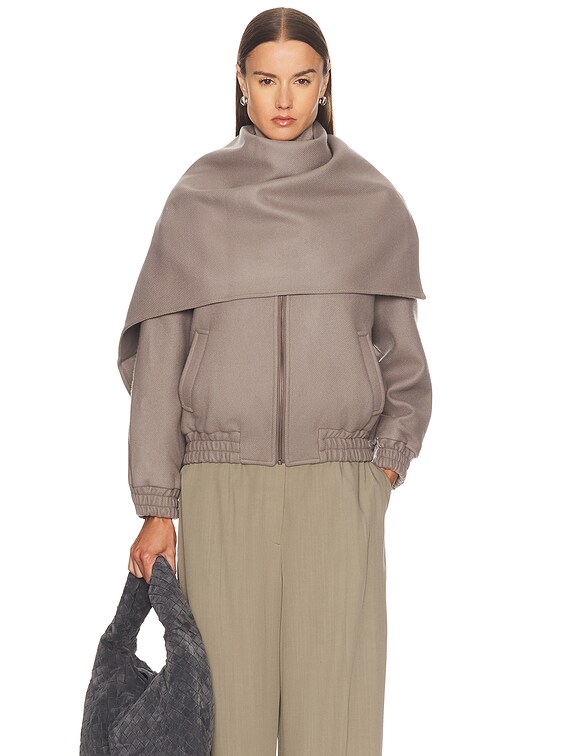 Aya Muse Tuli Jacket in Ash Brown | FWRD