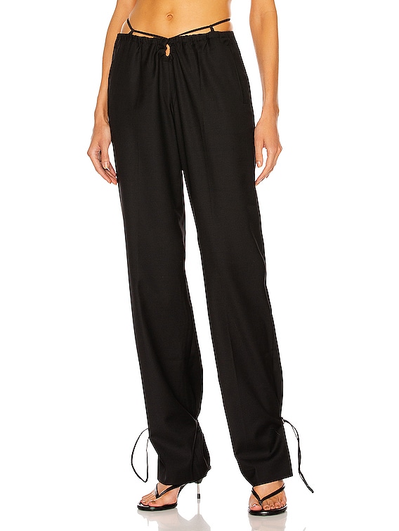 Aya Muse Baojin Pant in Black | FWRD