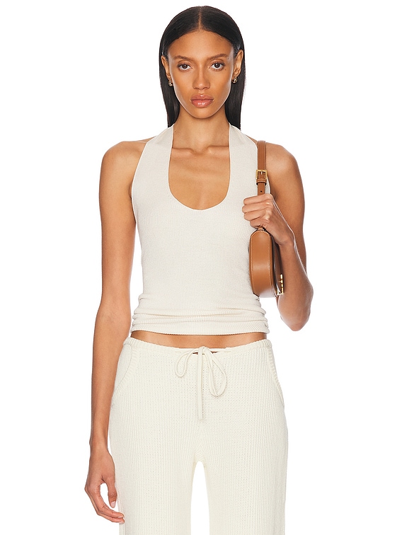 上品なスタイル Knit Muse Aya Halter FWRD | Cream in Top バッグ