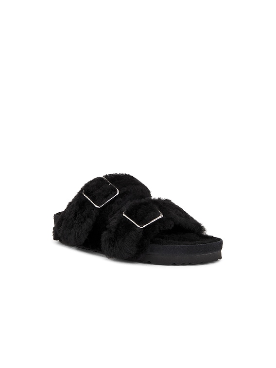 Arizona Shearling Big Buckle Sandal