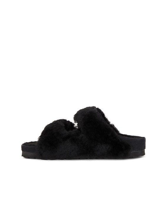 Arizona Shearling Big Buckle Sandal