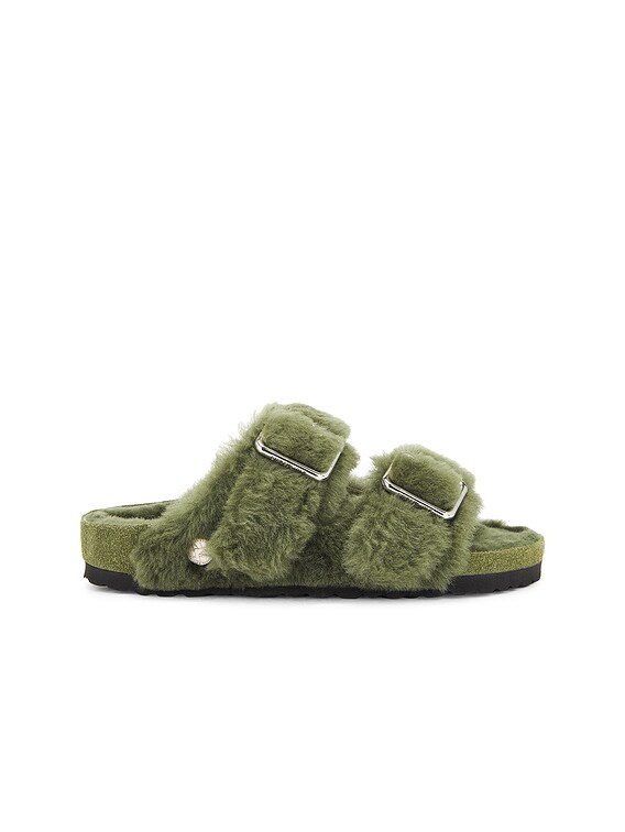 Arizona Shearling Big Buckle Sandal