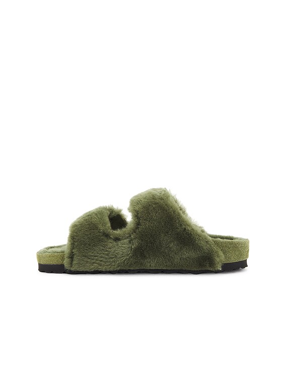 Arizona Shearling Big Buckle Sandal