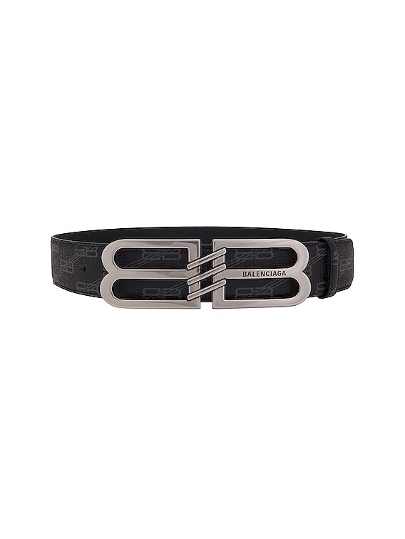 Balenciaga Bb Monogram Belt Bag - Black