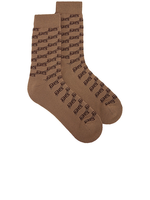 Beige balenciaga outlet socks