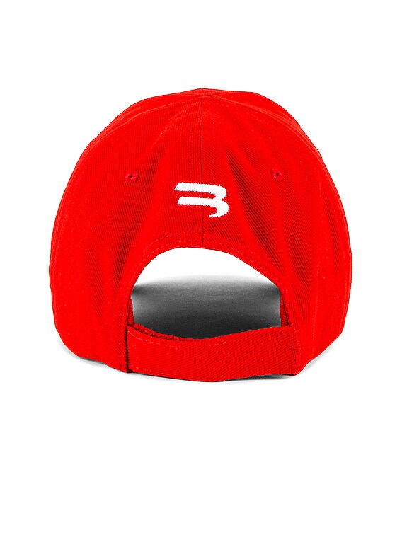 Balenciaga Soccer Cap in Red | FWRD