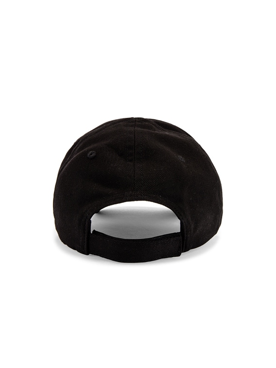 Balenciaga Paris Tower Adjustable Cap in Black | FWRD