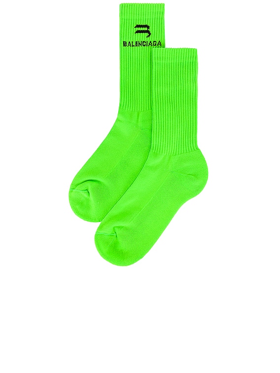 Balenciaga socks neon best sale